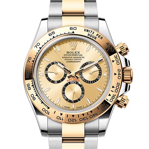 Orologio Rolex Cosmograph Daytona in acciaio Oystersteel e oro 